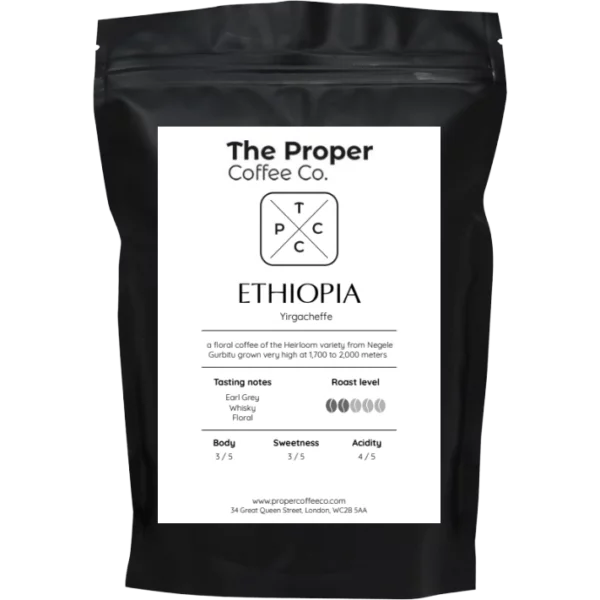 Ethiopia Yirgacheffe Single Origin Coffee