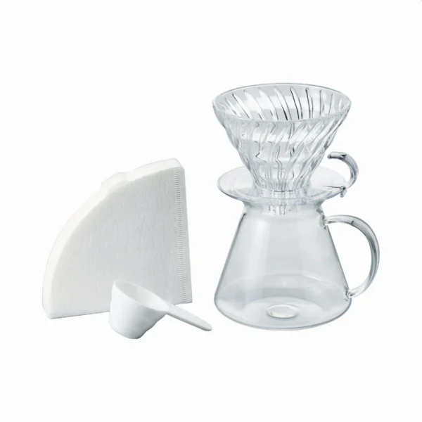 Hario v60 Glass Brewing Kit (Size 02)